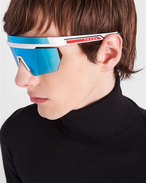 prada wrap around sunglasses uk|Prada linea rossa impavid sunglasses.